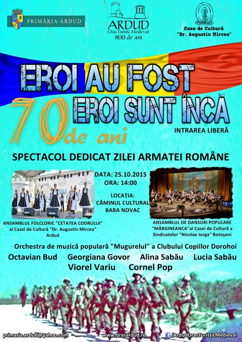 afis ziua armatei