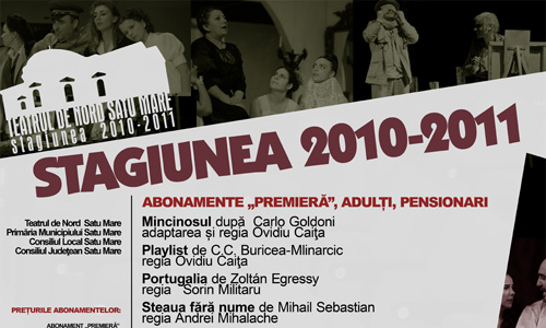 Ce putem vedea în perioada următoare la Teatrul de Nord