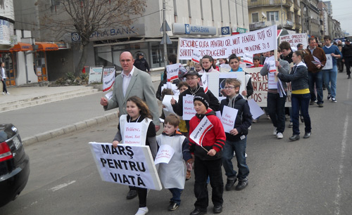Marş pentru viaţă la Satu Mare