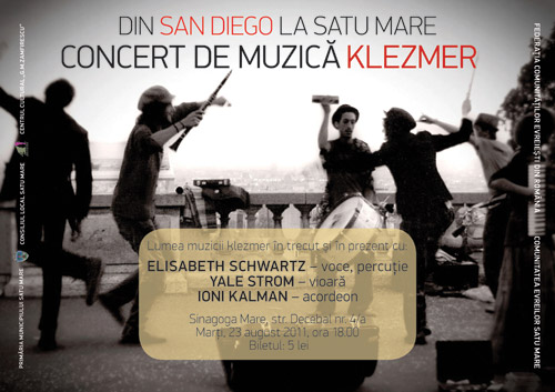 De la San Diego la Satu Mare – concert de muzică klezmer