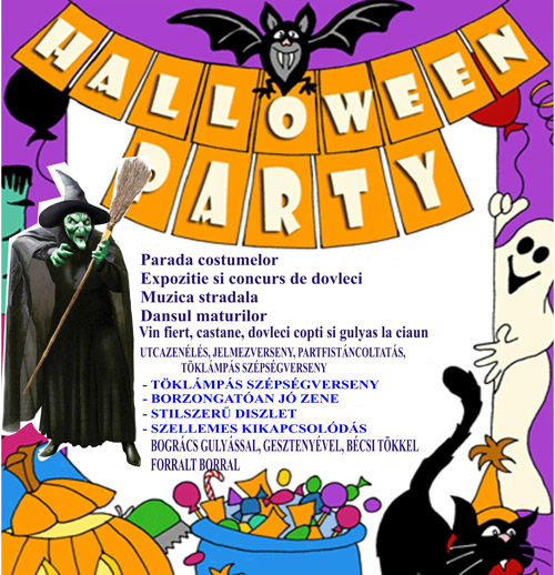 Halloween party în aer liber, la Carei