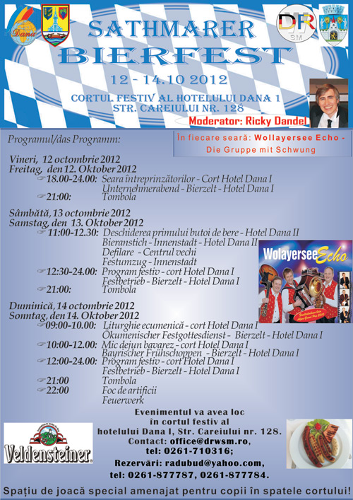 Programul SATHMARER BIERFEST 2012