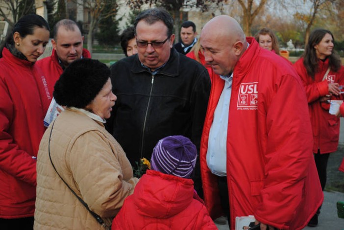Sătmărenii din Micro 16 şi Micro 15 susţin candidaţii USL