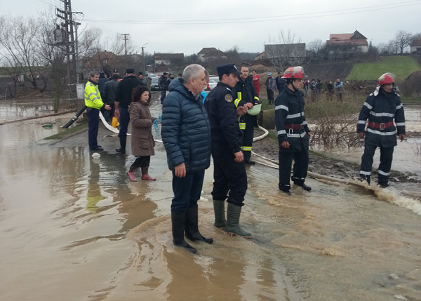 Eugeniu Avram s-a aflat în zonele cu risc de inundaţii de pe raza judeţului Satu Mare
