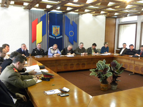 Şedinţa Comitetului judeţean pentru situaţii de urgenţă Satu Mare