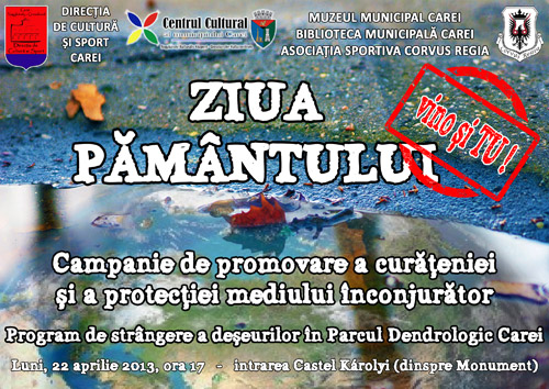 Campanie de strângere a deşeurilor în Parcul Dendrologic din Carei