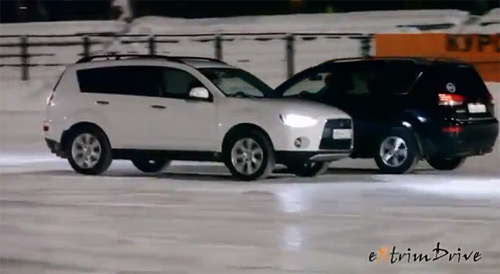 Coregrafie inedită, un Outlander și un Crosser dansează pe gheață