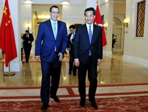 Victor Ponta și-a început vizita în China