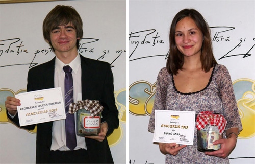 Marius Georgescu şi Tanko Anna, câştigătorii concursului „MATURUS”