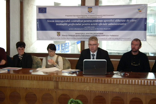 Sistem electronic de apostilare la nivelul prefecturilor din ţară
