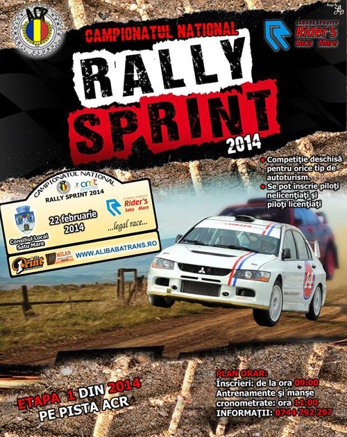 Începe Campionatul Naţional de „Rally Sprint” 2014