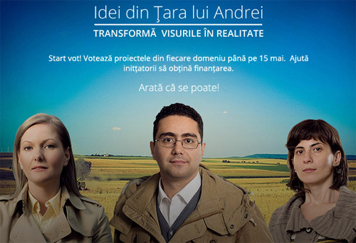 Trei proiecte din judeţul Satu Mare înscrise în concursul „Idei din Ţara lui Andrei” Trei proiecte din judeţul Satu Mare înscrise în concursul „Idei din Ţara lui Andrei”