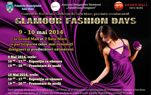 „Glamour Fashion Days” în acest week-end la Grand Mall Satu Mare