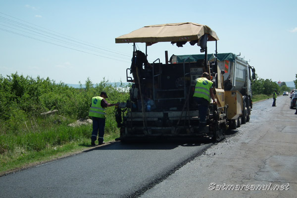 Au început lucrările de reabilitare a drumului Satu Mare-Viile Satu Mare