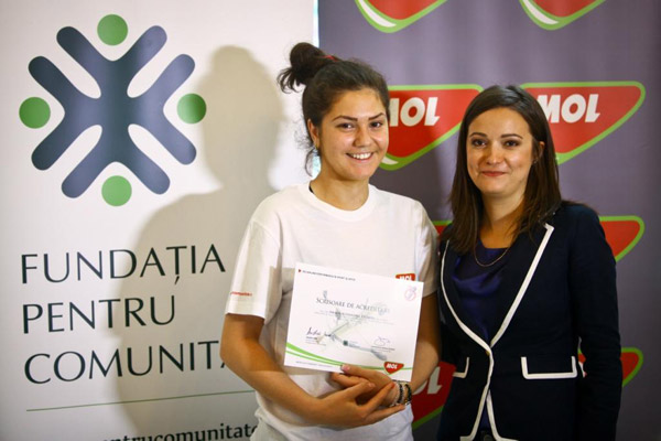 Sătmăreanca Amalia Tătăran este ambasadoare a programului MOL pentru promovarea tinerelor talente