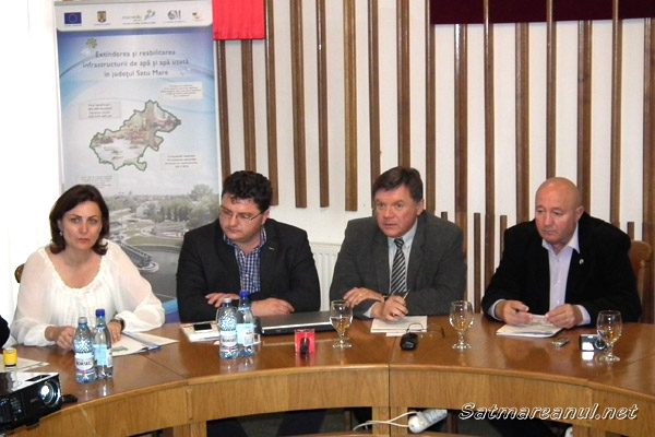 S-a semnat contractul de lucrări pentru contorizarea şi monitorizarea presiunii apei în Satu Mare, Negreşti-Oaş, Tăşnad şi Carei