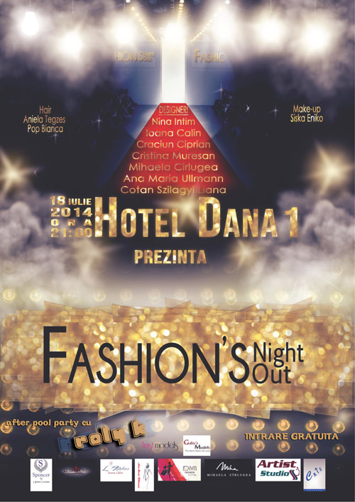 “Fashion’s Night Out”, vineri seara, la Hotel “Dana I”