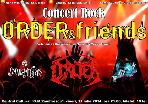 Concert rock cu două trupe din Satu Mare şi una din Marea Britanie