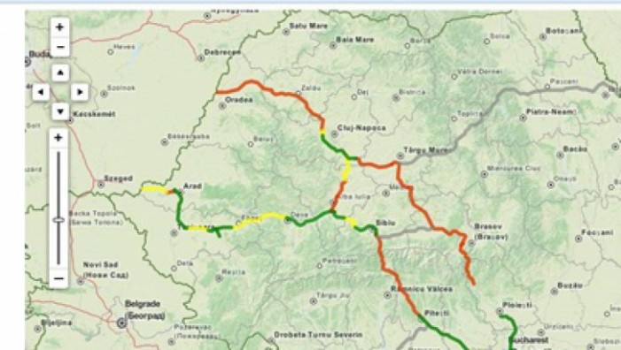 Harta interactivă a autostrăzilor din România Harta interactivă a autostrăzilor din România