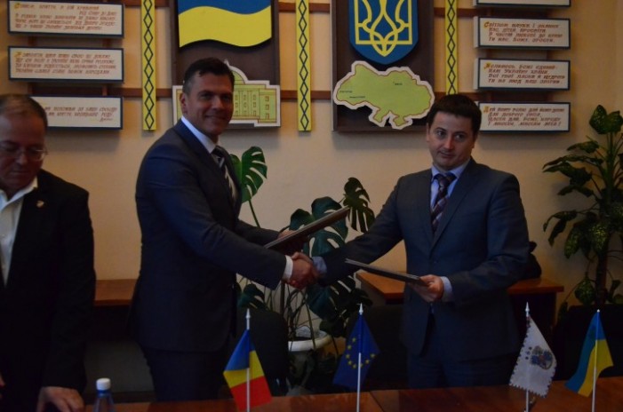 S-a semnat protocolul de intenție privind înfrățirea județului Satu Mare cu raionul Vinogradov