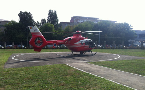 Tânără de 15 ani dusă cu un elicopter SMURD la Târgu Mureș