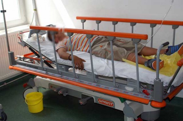 Un copil de 12 ani, a ajuns beat criță la spital