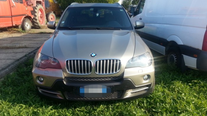 BMW X5 căutat de către autoritățile din Italia, depistat în PTF Petea