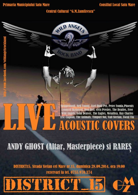 Concert cu Andy Ghost și Rareș, la District 15