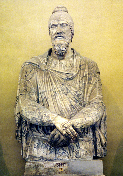 Statuia unui dac – cea mai mare statuie din Galeria Chiaramonti a Vaticanului