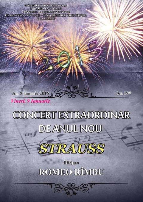 Concert Extraordinar de Anul Nou, la Filarmonica „Dinu Lipatti”