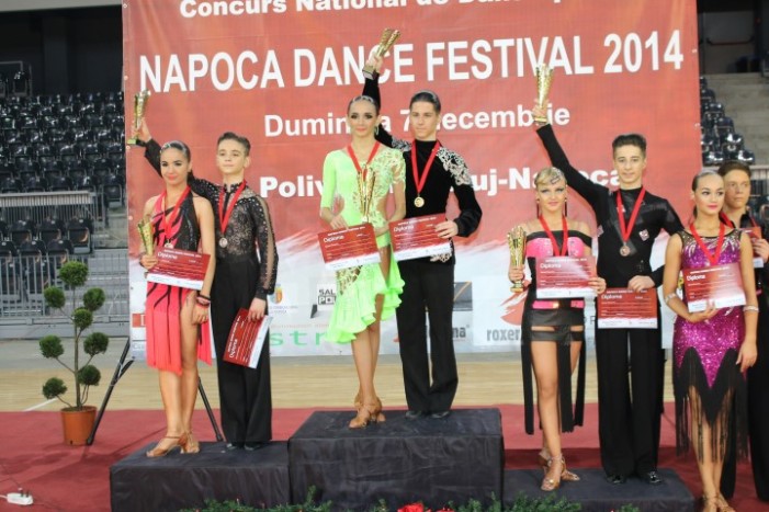 Șase medalii pentru „Royal Dance Club” Satu Mare la „Napoca Dance Festival” din Cluj-Napoca