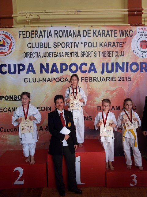Nouă medalii pentru karateka de la CSM Satu Mare, la Cupa „Napoca Junior”