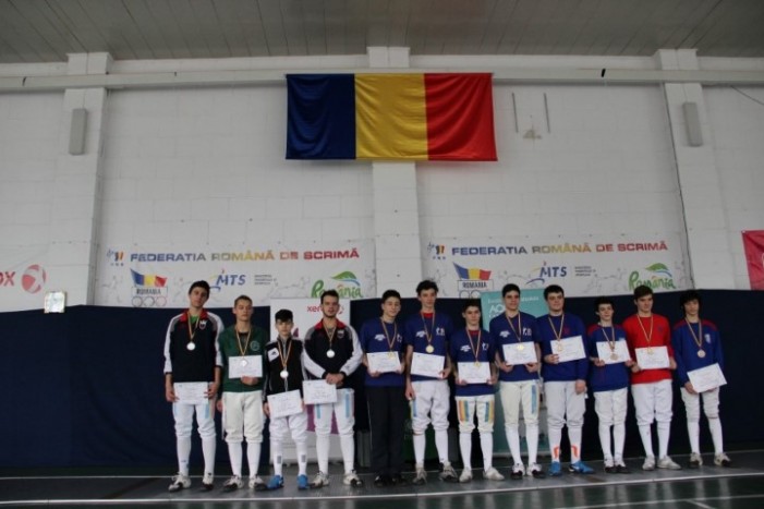 Floretă masculin: CS Satu Mare, locul II la proba pe echipe, la Campionatul Național de juniori