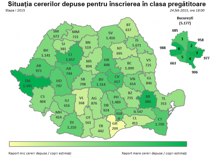 Înscrierea copiilor în învățământul primar, în plină desfășurare în județul Satu Mare