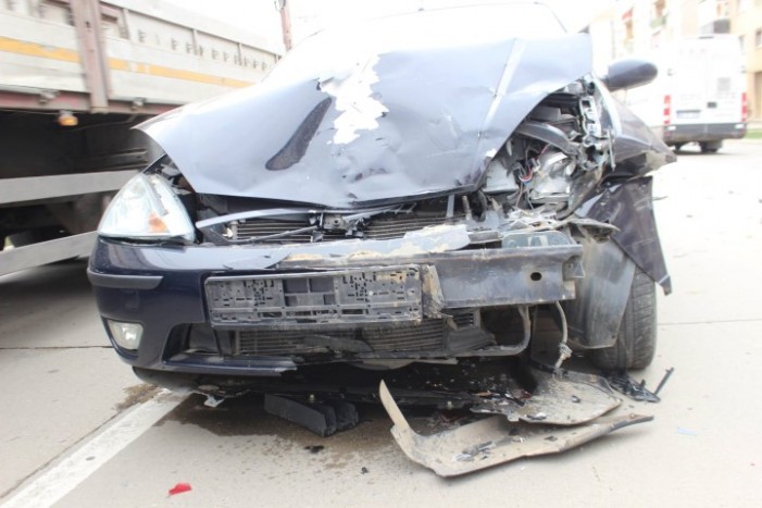 Accident pe strada Botizului din Satu Mare