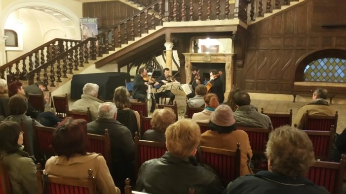Concert susținut de Cvartetul „Tiberius”, la Castelul Karolyi