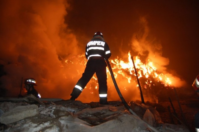 Incendiu la o casă din Turulung