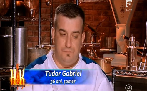 Sătmăreanul Gabriel Tudor scos cu bodyguarzi de la „Hell’s Kitchen”