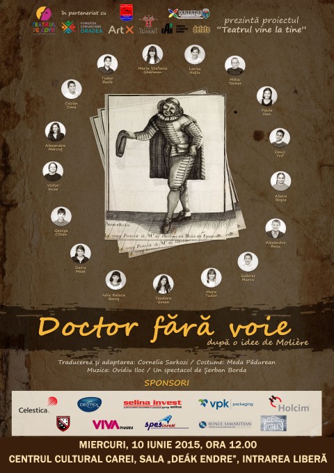 Spectacol de teatru pentru copii și adulți la Carei