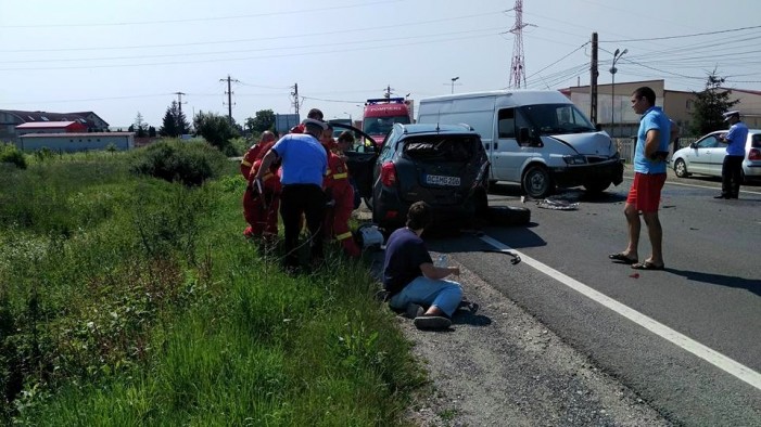 ACCIDENT GRAV pe Bulevardul Aurel Vlaicu din Satu Mare (Foto)