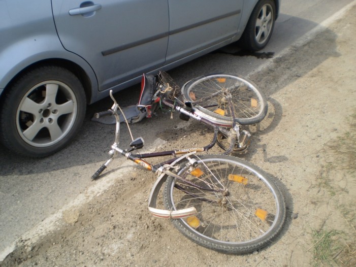 Copil, rănit într-un accident
