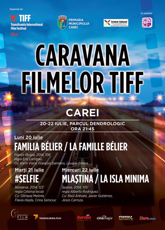 Carei: Vezi programul Caravanei TIFF