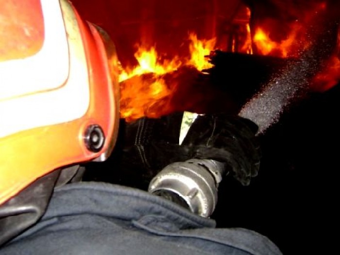 Incendiu la o firmă din Boghiș