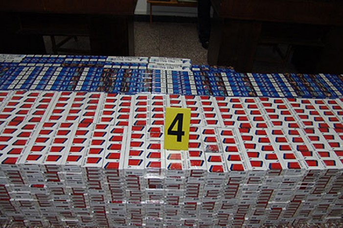Peste 19.000 pachete de țigări confiscate de autoritățile sătmărene în luna iunie
