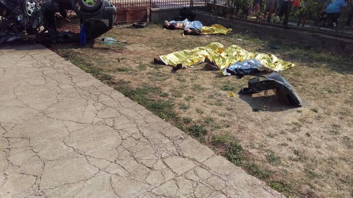 Carnagiu pe o șosea din județul Satu Mare: Accident cu șase morți la intrarea în Ardud (Galerie foto)