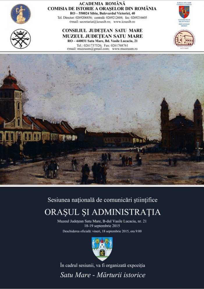 Sesiune națională de comunicări științifice la Satu Mare Sesiune națională de comunicări științifice la Satu Mare