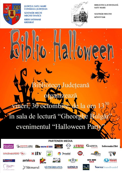 Halloween Party la Biblioteca Județeană Satu Mare