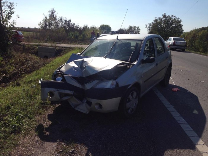 Accident cu o persoană rănită la ieșirea din Botiz (Foto)