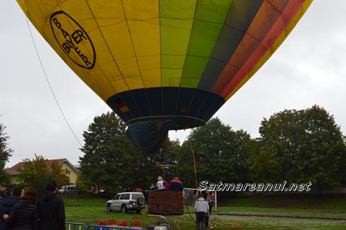 Zbor cu balonul cu aer cald, azi, la Satu Mare (Galerie foto & video)