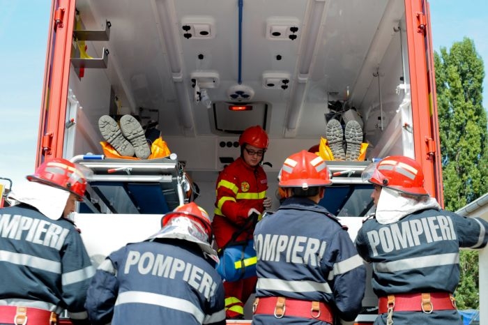 „Ziua porților deschise” la Subunitatea de Pompieri din Negrești-Oaș
